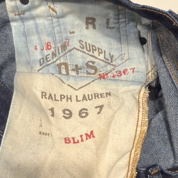 Denim & Supply Ralph Lauren Men's Dark Blue Straight Jeans - Picture 4 of 6